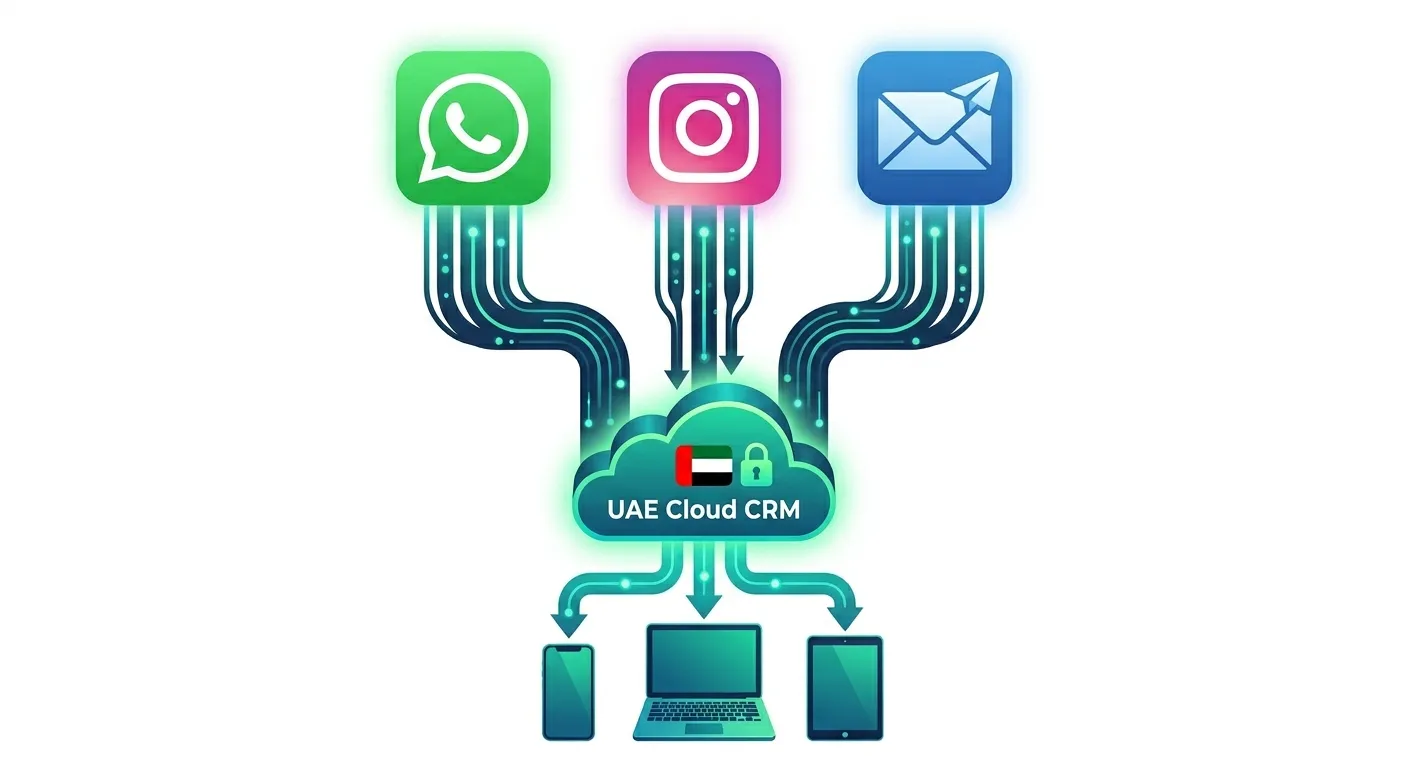 WhatsApp Business API UAE integration with Cloud CRM and Instagram